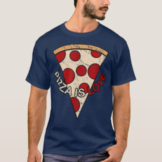 T-shirt La Pizza Amusante De Pizza Est Amoureux 