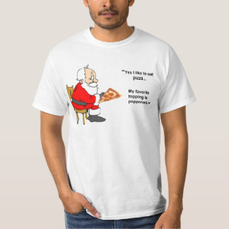 T-shirt la pizza de père Noël