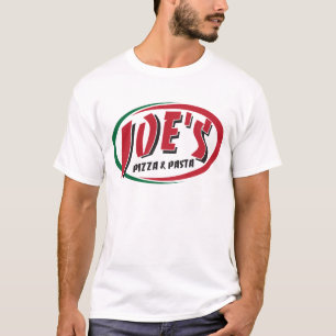 T-shirt La pizza et les pâtes de Joe