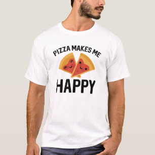 T-shirt La pizza me rend heureux