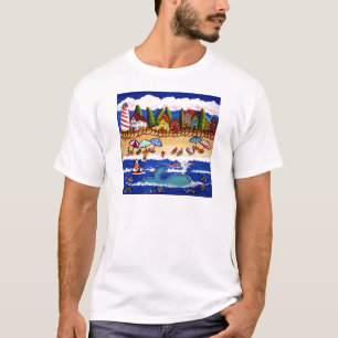 T-shirt La plage de Cape Cod Whale