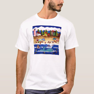 T-shirt La plage de Cape Cod Whale