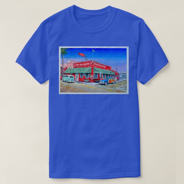 T-shirt La Plage Newport Cooker (Design devant)