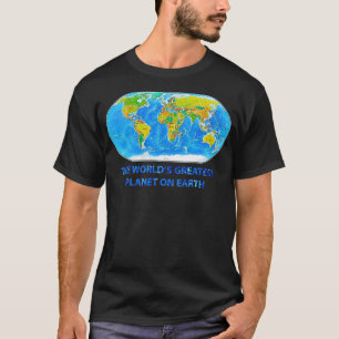 T-shirt La planète la plus grande au monde