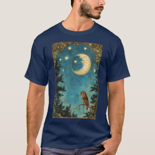 T-SHIRT LA PLEINE LUNE DE LA MAISON DE NUIT ET LA NUIT ÉCL