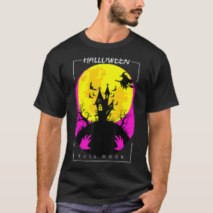 T-shirt La Pleine lune du château de Vampire célèbre Hallo
