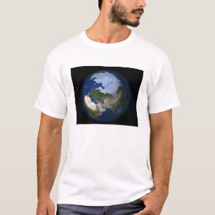 T-shirt La pleine terre montrant la région arctique