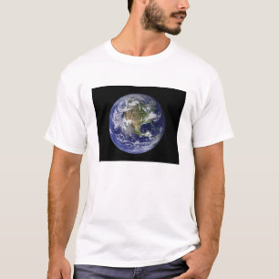 T-shirt La pleine terre montrant l'Amérique du Nord 3