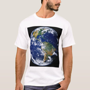 T-shirt La pleine terre montrant les Amériques