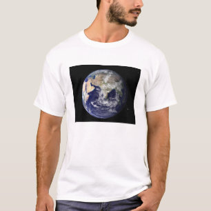 T-shirt La pleine terre montrant l'Europe et l'Asie 2