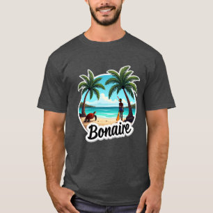 T-shirt La plongée en apnée à bonaire est géniale