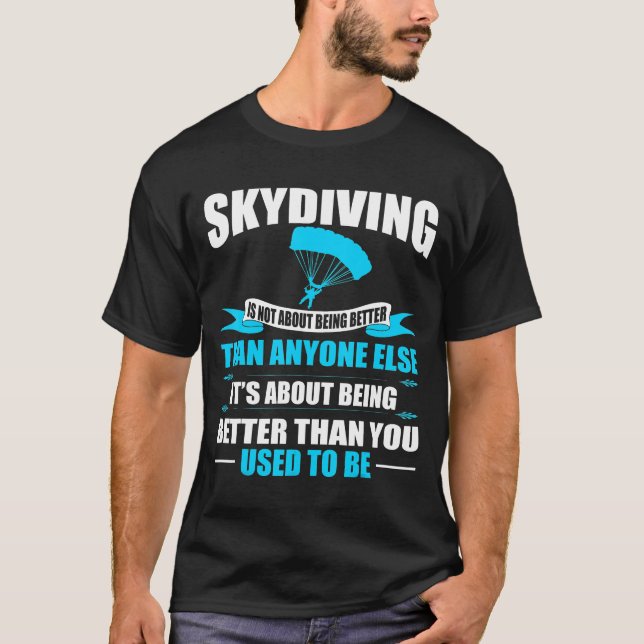 T-shirt La Plongée En Plein Air Pour Être Meilleure Que Vo (Devant)