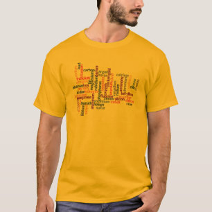 T-shirt La plupart des éléments communs (chimie de nuage