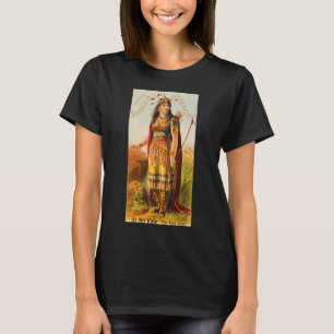 T-shirt La plus belle jeune fille indienne de Buffalo Bill