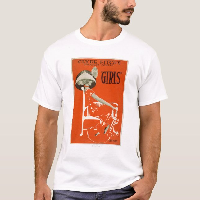 T-shirt La plus grande comédie de Clyde Fitch, théâtre 2 (Devant)