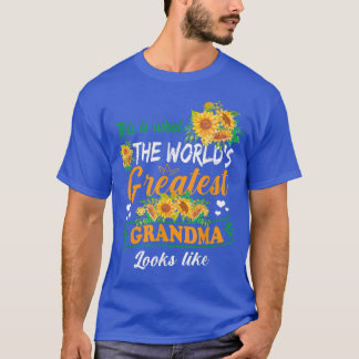 T-shirt La plus grande grand grand-mère du monde ressemble