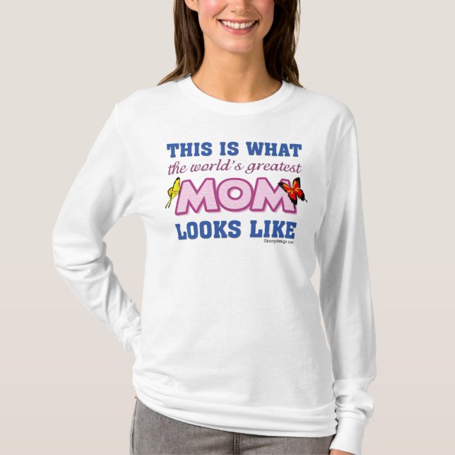 T-shirt La plus grande maman du monde (Devant)