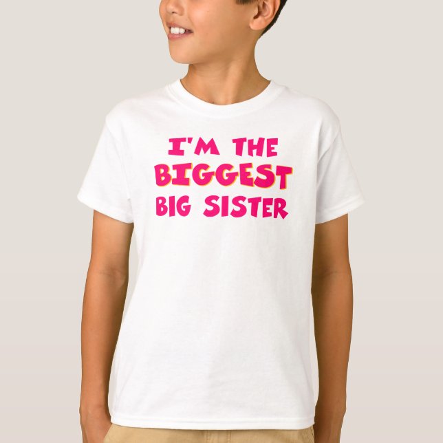 T-shirt la plus grande soeur (Devant)
