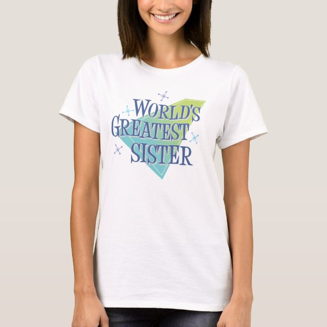 T-shirt La plus grande soeur du monde (Devant)