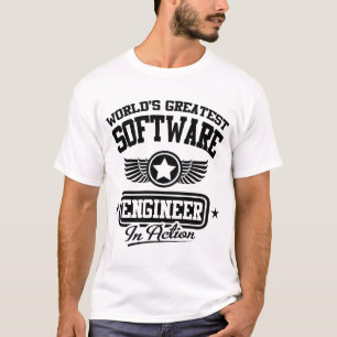 T-shirt La plus grande Software Engineer du monde dans