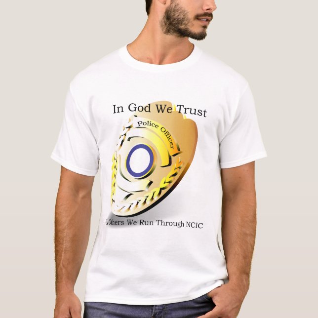T-shirt La police câline - dans Dieu nous faisons (Devant)