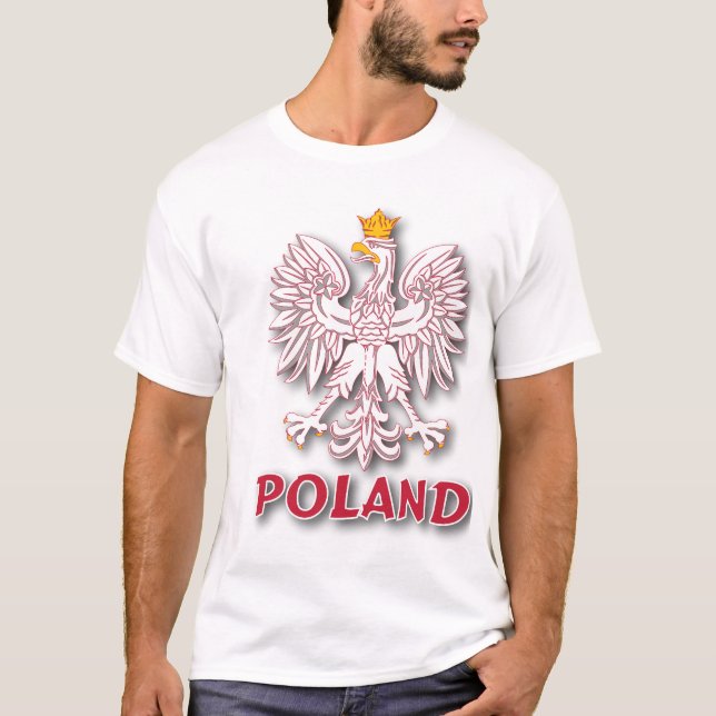 T-shirt La Pologne Eagle (Devant)