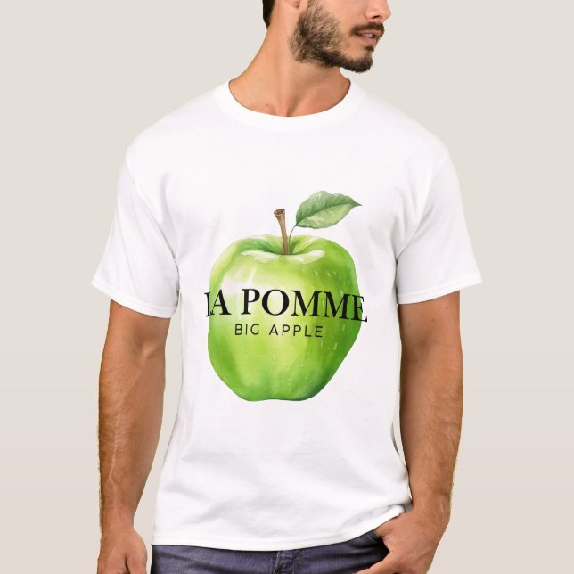 T-shirt La pomme, big apple (Devant)