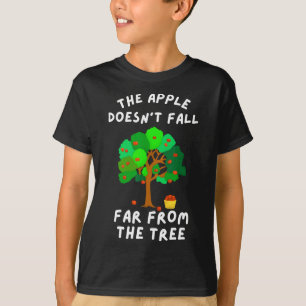 T-shirt La pomme ne tombe pas loin de la famille des arbre