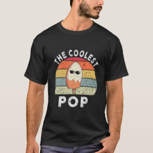 T-shirt La Pop La Plus Coolle Meilleur Papa Jamais Fête de