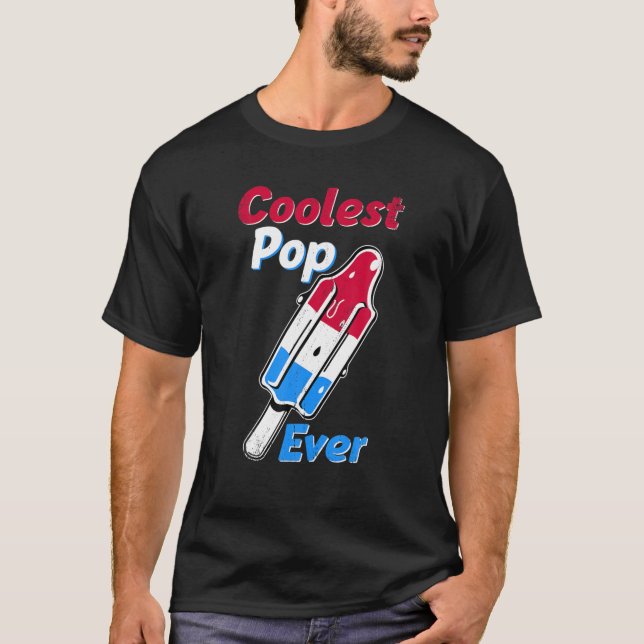 T-shirt La Pop la plus froide jamais Popsicle Funny Retro  (Devant)
