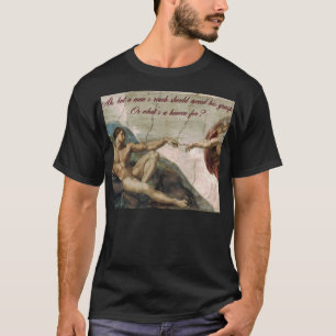 T-shirt La portée d'un homme devrait dépasser sa prise