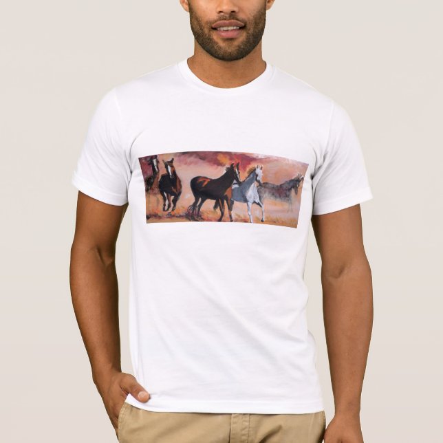 T-shirt La poussière dans le vent (Devant)