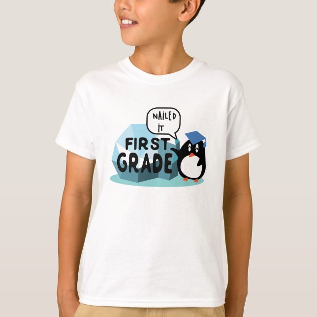 T-shirt La première catégorie l'a cloué - de nouveau à (Devant)
