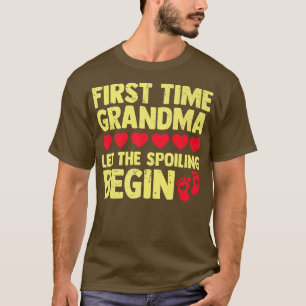 T-shirt la première fois que grand-mère laisse le spoiling