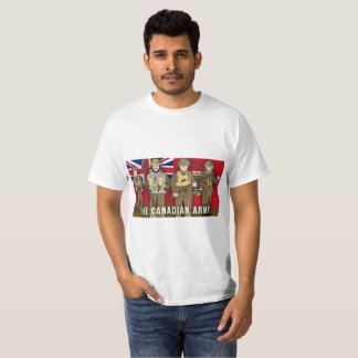 T-shirt La Première Guerre Mondiale canadienne de faction
