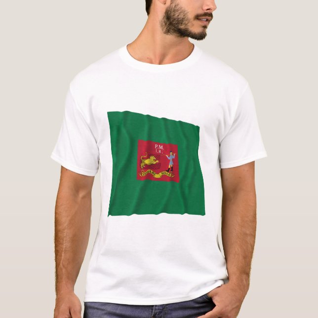 T-shirt La première Pennsylvanie fusille le drapeau (Devant)
