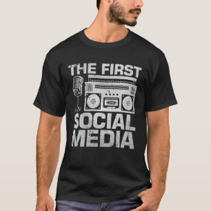 T-shirt La Première Social Media Ham Radio Amateur Radio 