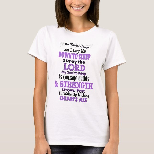 T-shirt La prière Chiari   du guerrier (Devant)