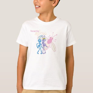 T-shirt La princesse Atta et les coeurs de Flik s'agitent