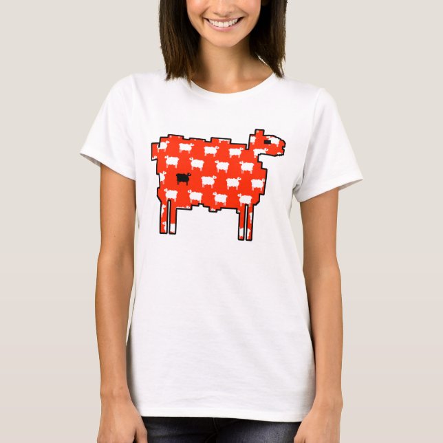 T-shirt La princesse Diana Lamb Sweater Jumper La Couronne (Devant)