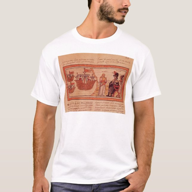 T-shirt La princesse indienne Malinche ou dame Marina (Devant)