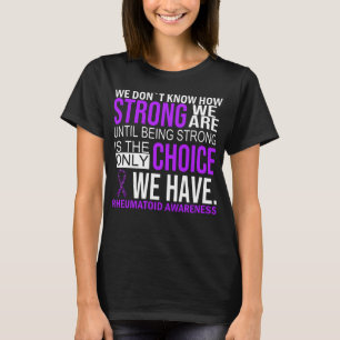 T-shirt La prise de conscience de l'arthrite n'est pas un