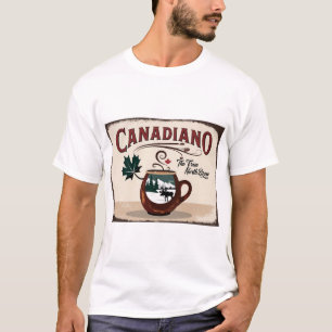 T-shirt La prise d'érable - Canadiano Espresso