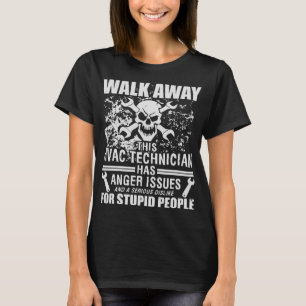 T-shirt la promenade loin ce technicien de la CAHT a l'en