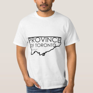 T-shirt La province des hommes de la pièce en t de Toronto