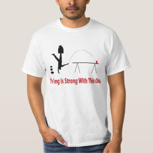 T-shirt La puanteur de bière est chemise forte en texte