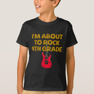 T-shirt La quatrième année, c'est super, retour à l'école,