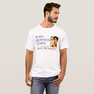 T-shirt La question de défi apprennent