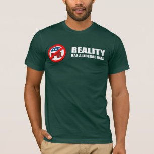 T-shirt La réalité a une polarisation libérale