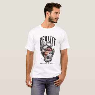 T-shirt La réalité derrière le masque